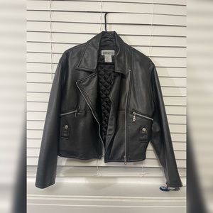 Black Faux Leather Jacket